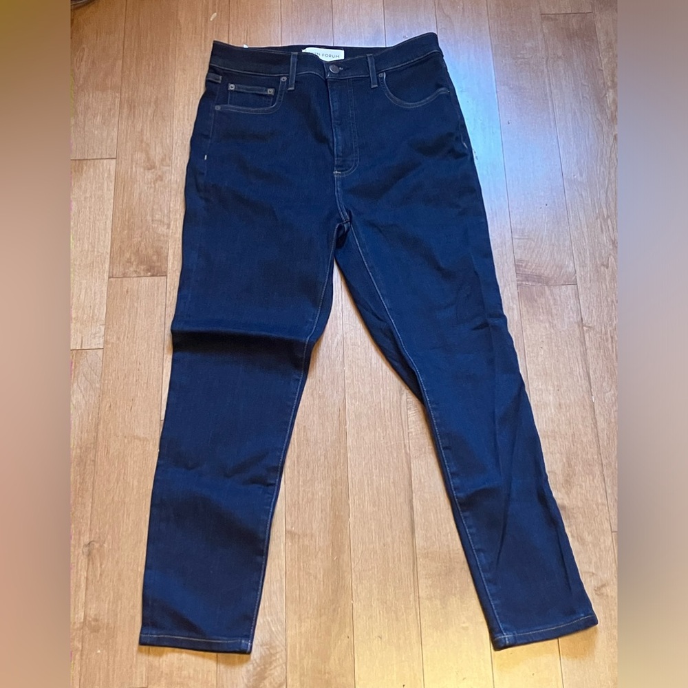 Denim Forum Lola High Rise Skinny Jeans 26L - Size 30